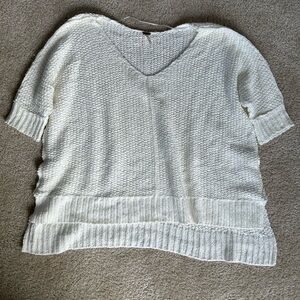 Free People Slouchy Short Sleeve Sweater (XS)
